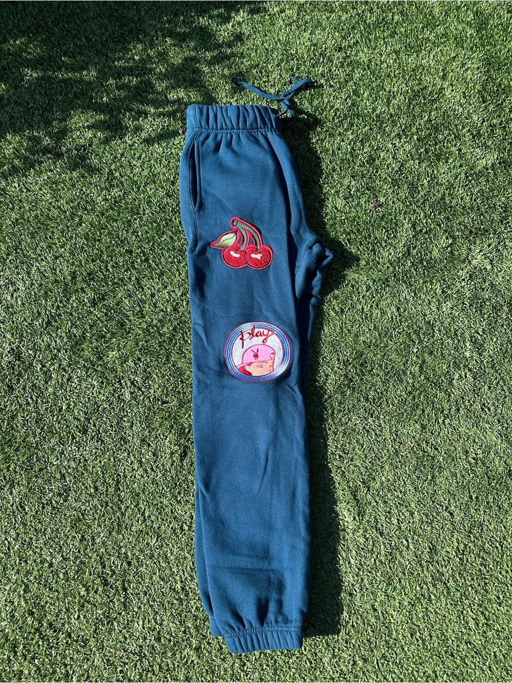 PLAYBOY navy blue sweats